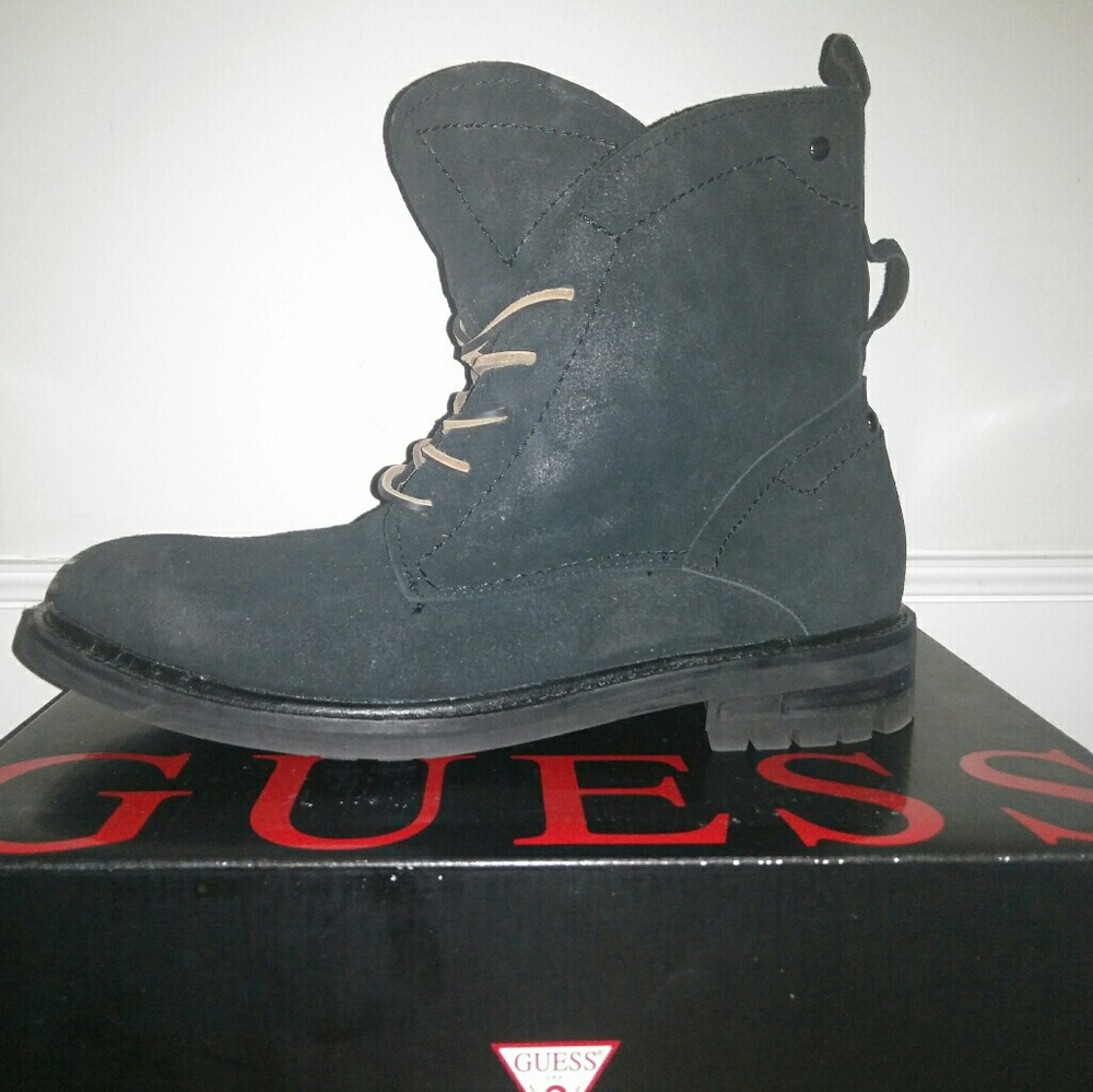 GUESS GM Remmy (Black Leather)